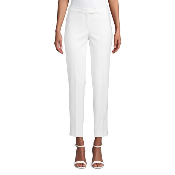 Anne Klein Pants - ANNE KLEIN Slim Straight Leg Pants in White - Size 16